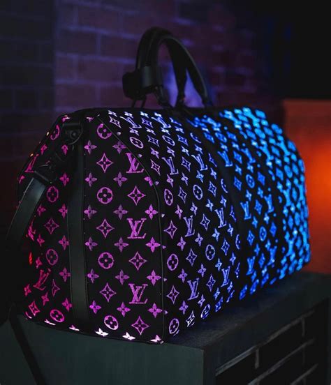 led colour changing louis vuitton bag|Louis Vuitton keepall 50.